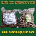 Chuối hột rừng Kon Tum được hút chân không, phơi sấy kỹ