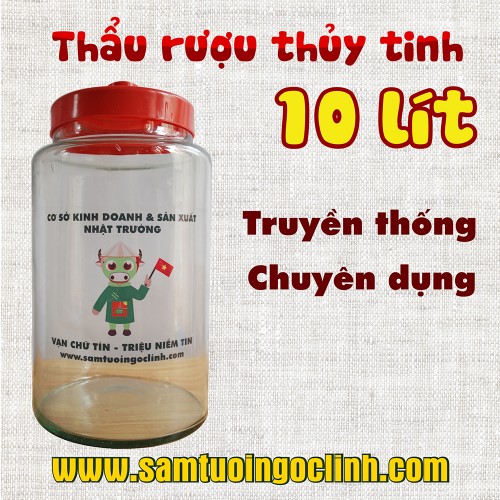 Thẩu Thủy Tinh 10 lít