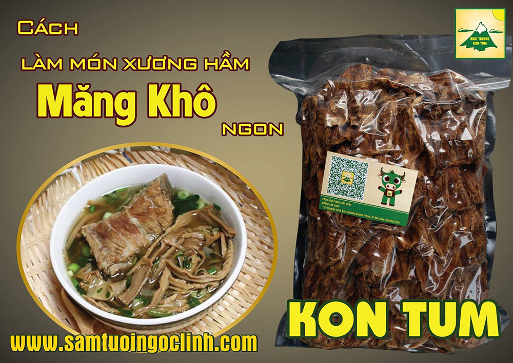 măng khô kon tum