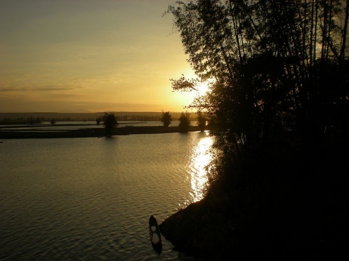 Dòng sông Dak bla Kon Tum