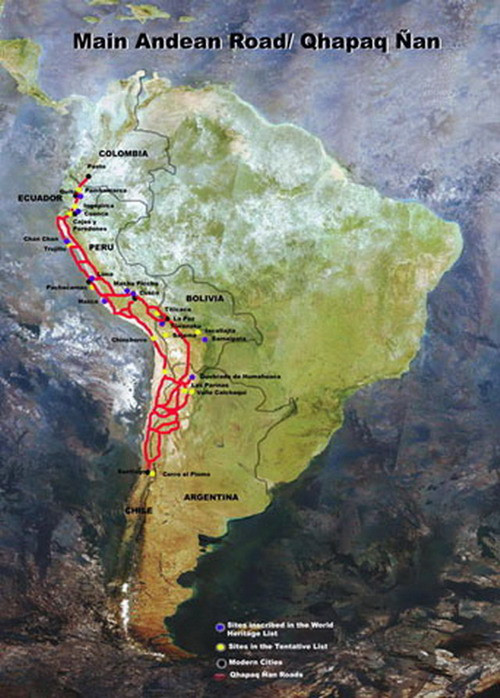 Người Inca sử dụng hệ thống đường này cho nhiều mục đích khác nhau