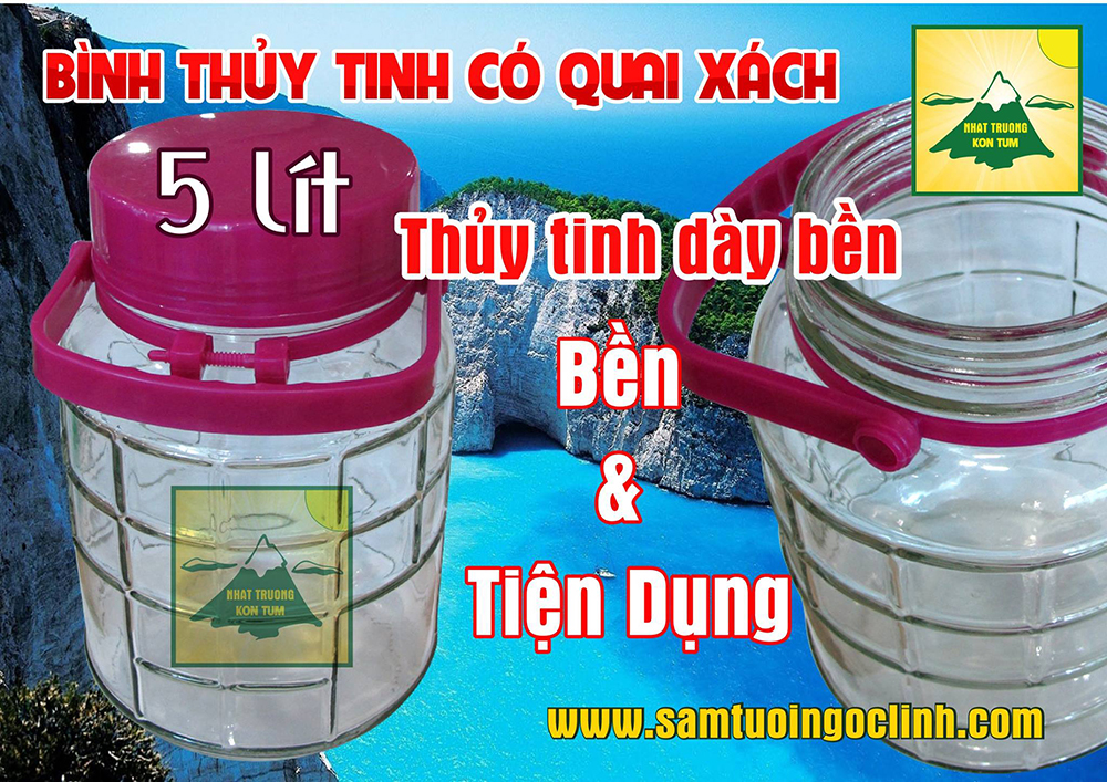 bình thủy tinh 5 lít 1