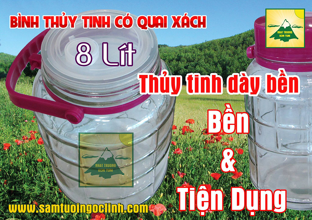 bình thủy tinh 8 lít 1