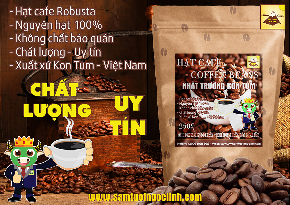 hat cafe robusta nguyen chat kon tum 2