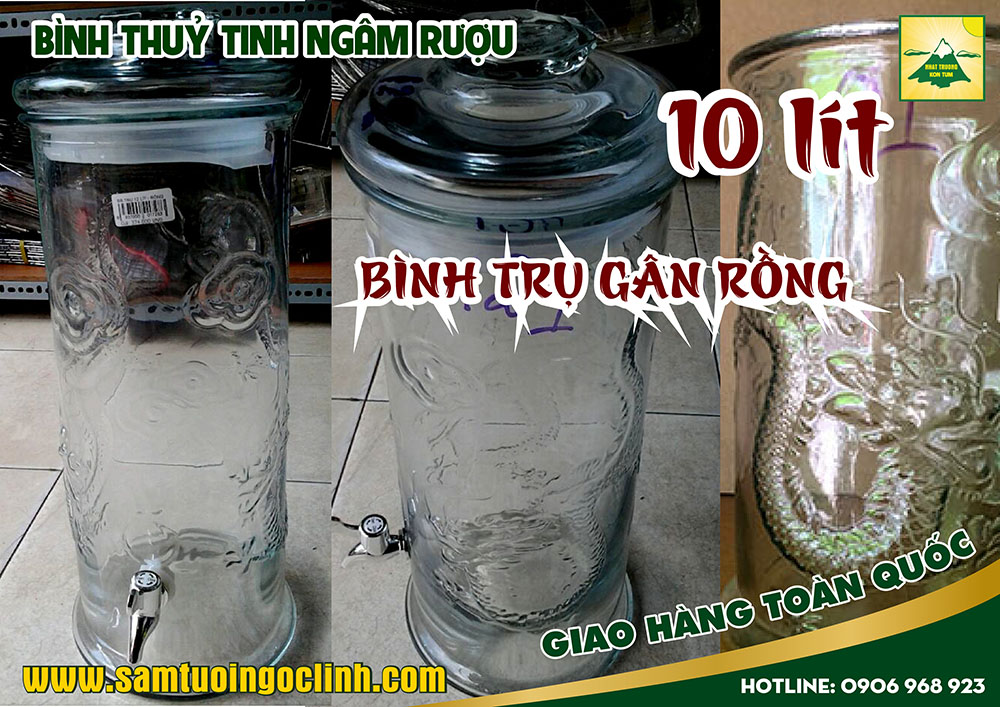 bình thuỷ tinh gân rồng 10 lít (1)