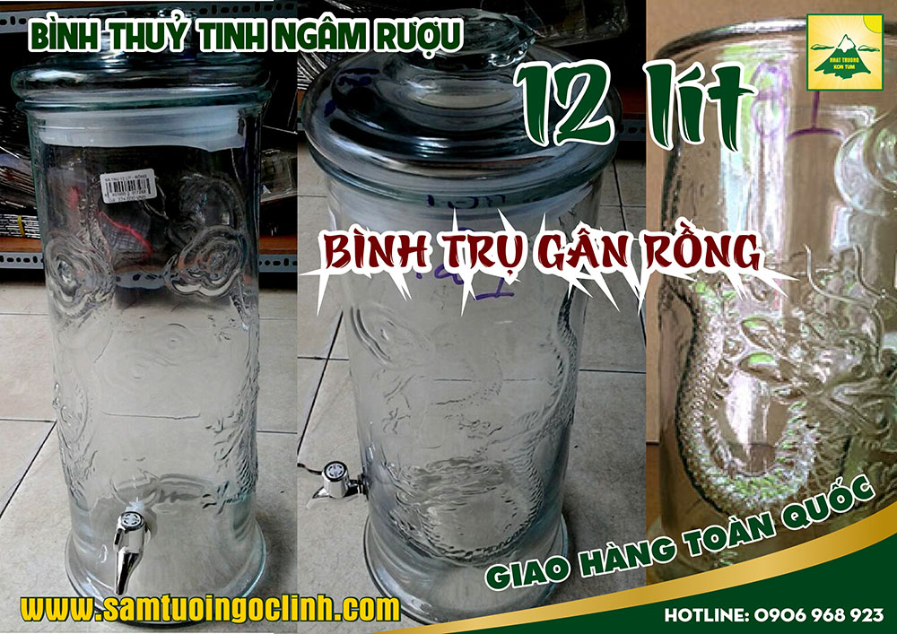 bình thuỷ tinh gân rồng 12 lít (2)