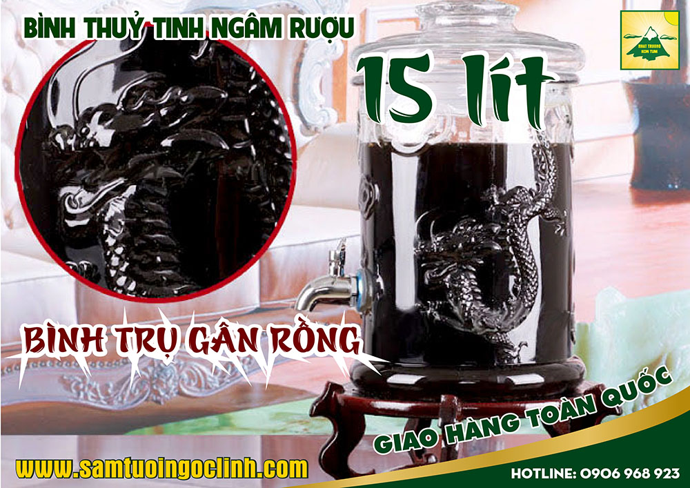 bình thuỷ tinh gân rồng 15 lít (1)