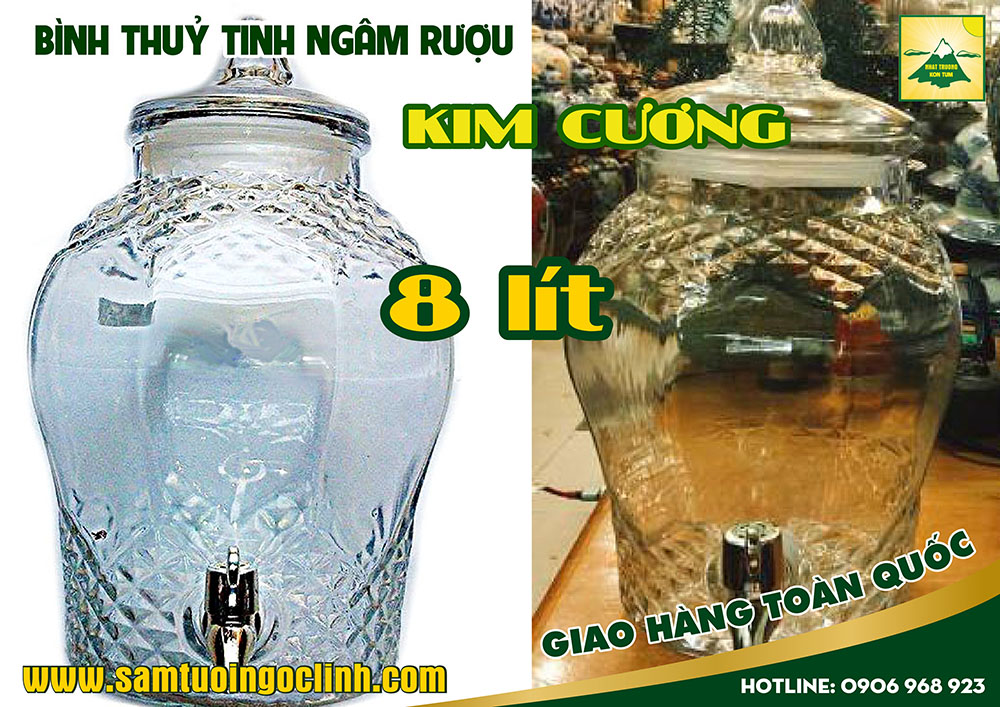 bình thuỷ tinh kim cương 8 lít (2)