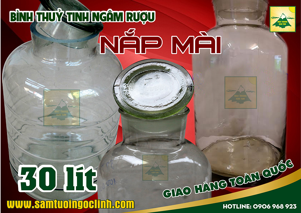 bình thuỷ tinh nắp mài 30 lít (3)