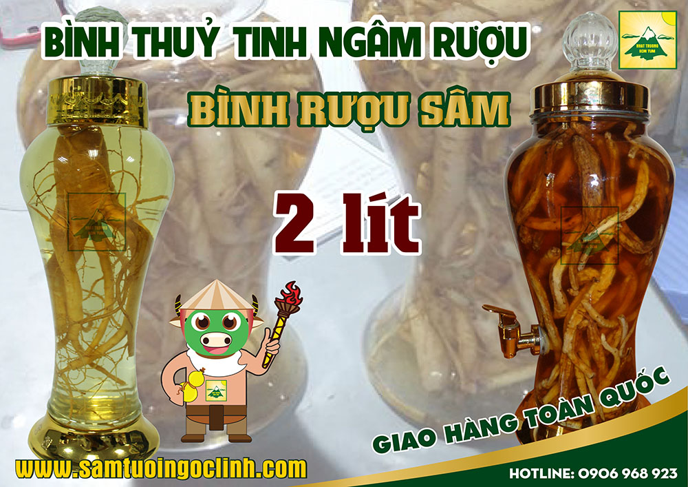 bình thuỷ tinh rượu sâm 2 lít (3)