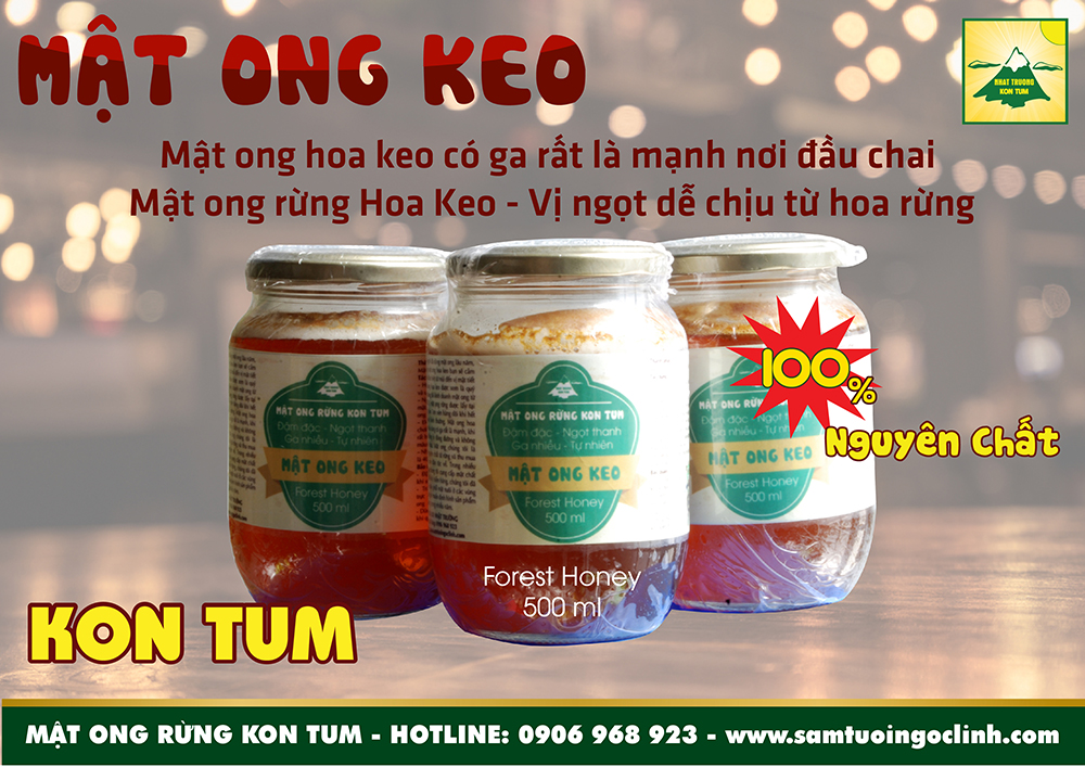 mật ong rừng kon tum nhật trường (1)