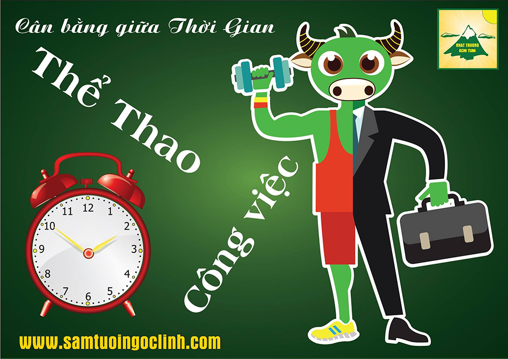 cân bằng giữa thời gian thể thao và công việc