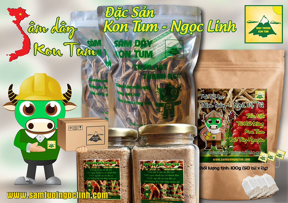 sâm dây kon tum đảng sâm