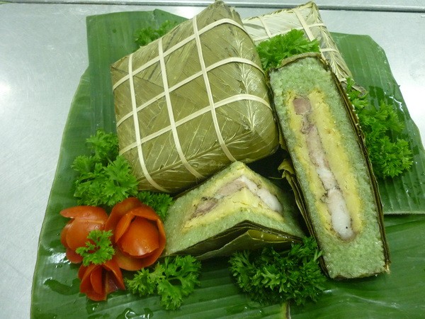 bánh chưng vị thuốc quý