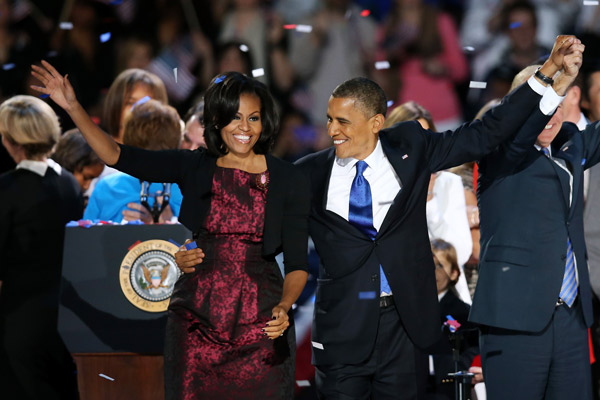 obama & michelle obama