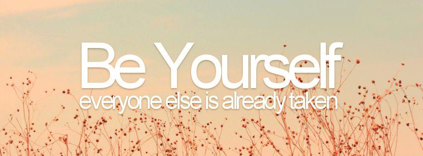 be yourself