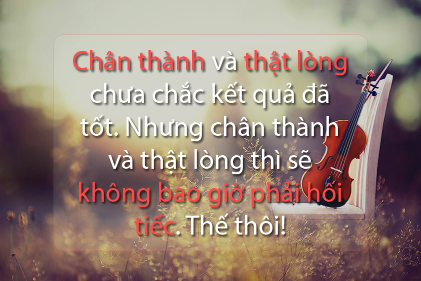 chân thành