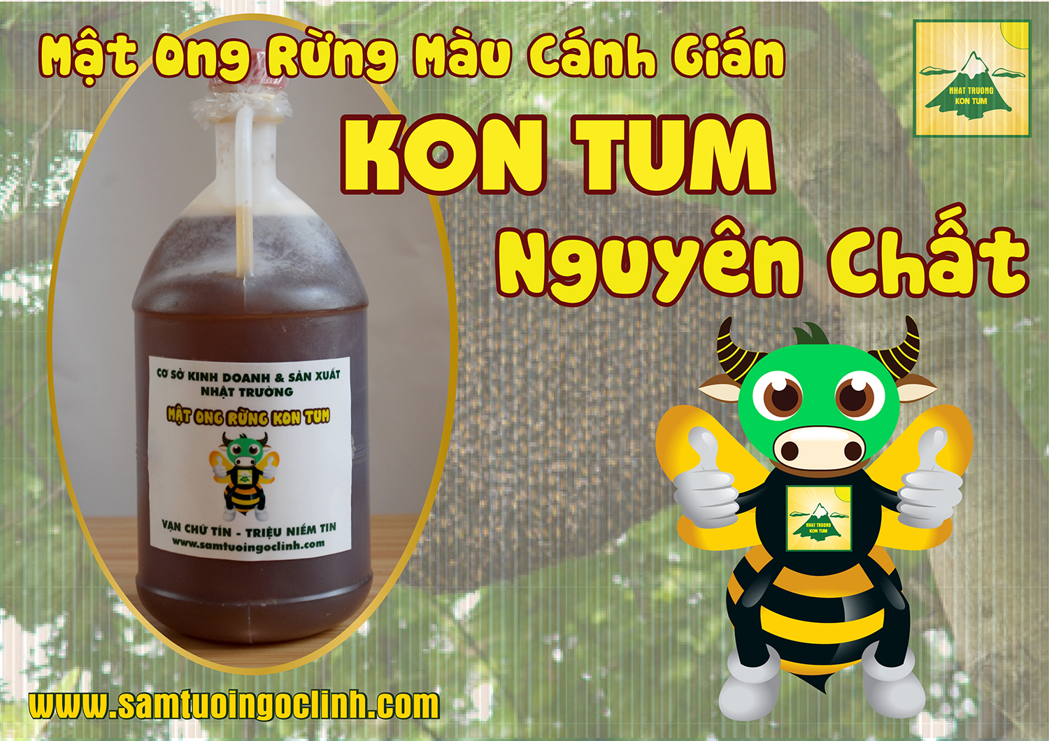 mật ong rừng kon tum